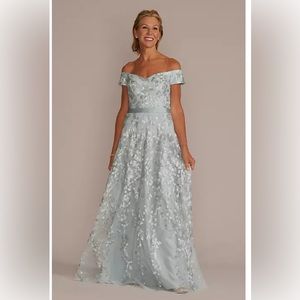 David’s Bridal Oleg Cassini Dress ALTERED